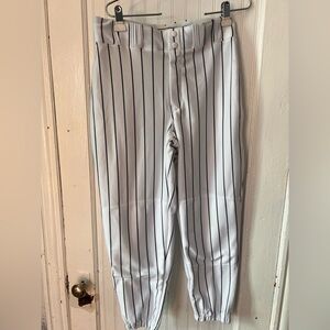 Stylish White Striped Men's Pants
